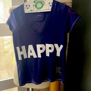 Peace Love World V-neck T-shirt